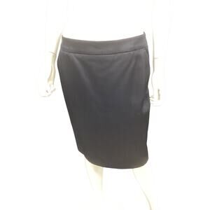 Armani Collezioni Women’s Pencil Skirt Size 10/ M Navy Blue Viscose Wool Blend